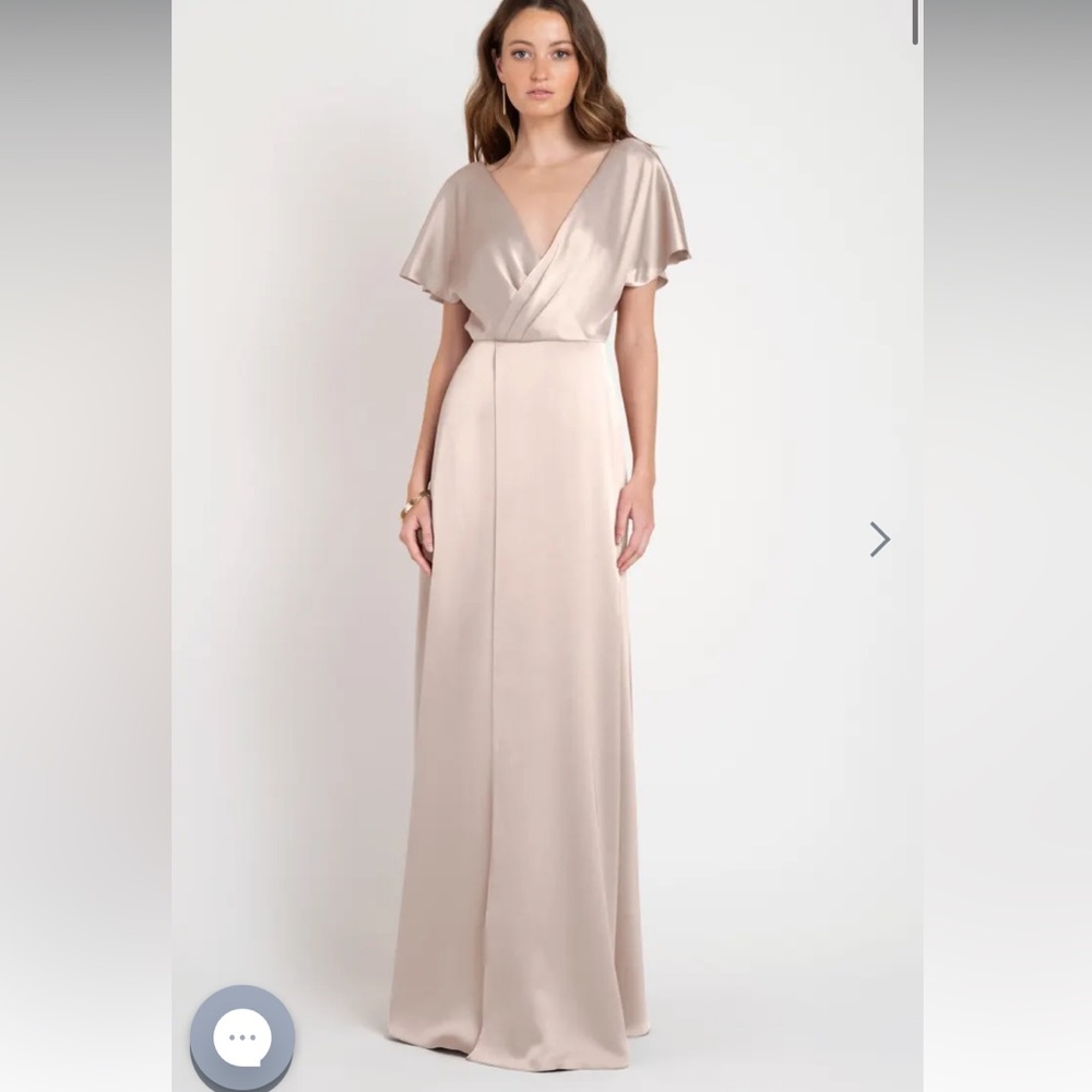 Jenny Yoo raya dress in size 6 Prosecco color